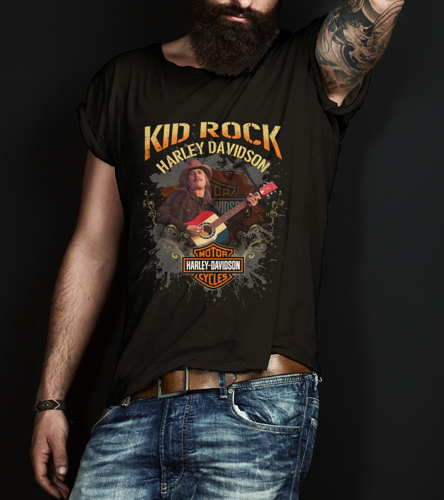 Kid Rock Harley Davidson Motorcycles T-Shirt