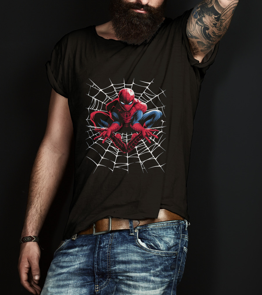 Marvel Comics Amazing Spider-Man Web Pose T-Shirt