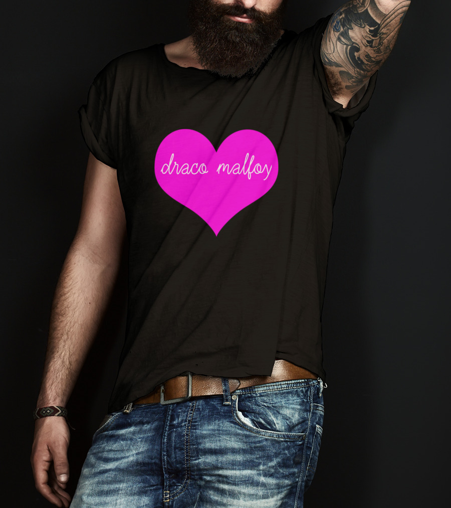 Draco Malfoy Heart Big Fun T-Shirt