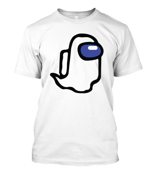Among Us Ghost Character Minimalist T-Shirt