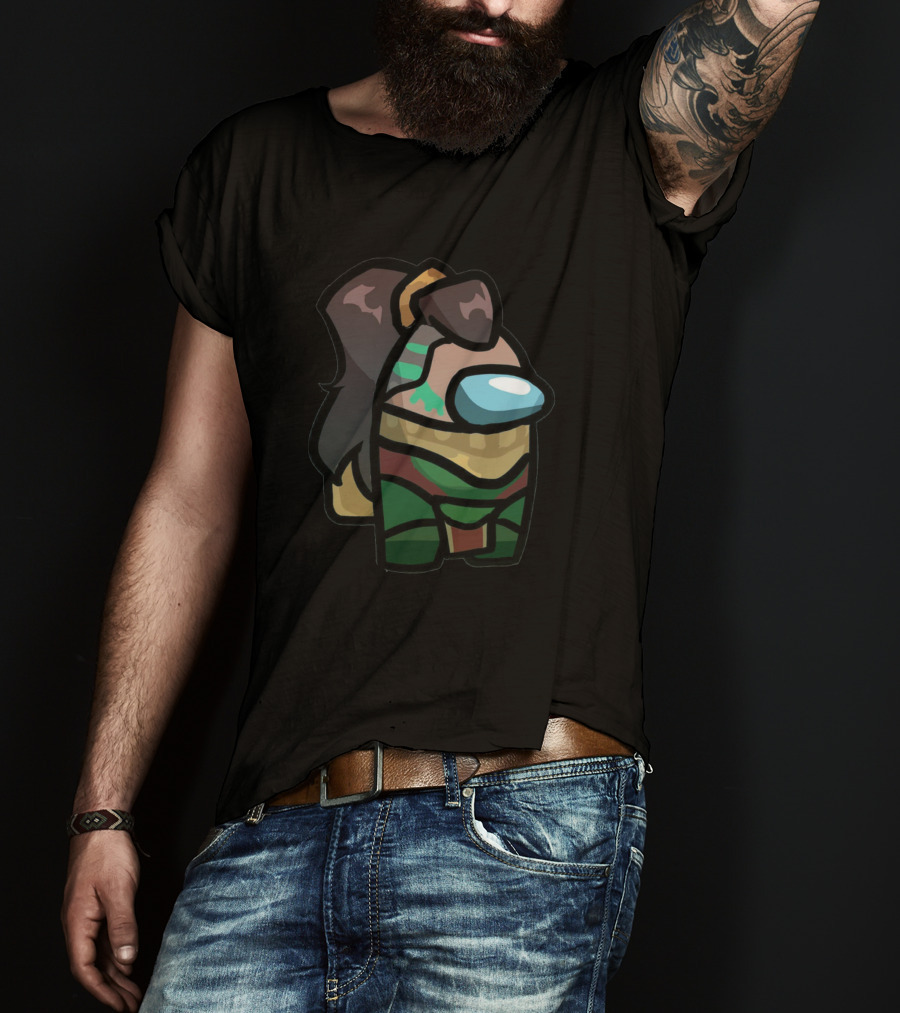 Among Us Illaoi League Of Legends Crossover T-Shirt