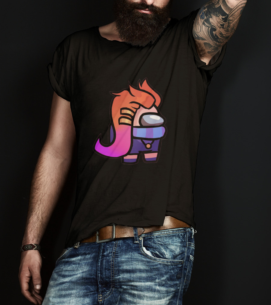 Among Us Character With Zoe Hairstyle From League Of Legends T-Shirt