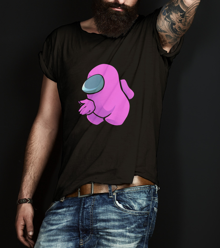 Sus Pink Crewmate Among Us T-Shirt