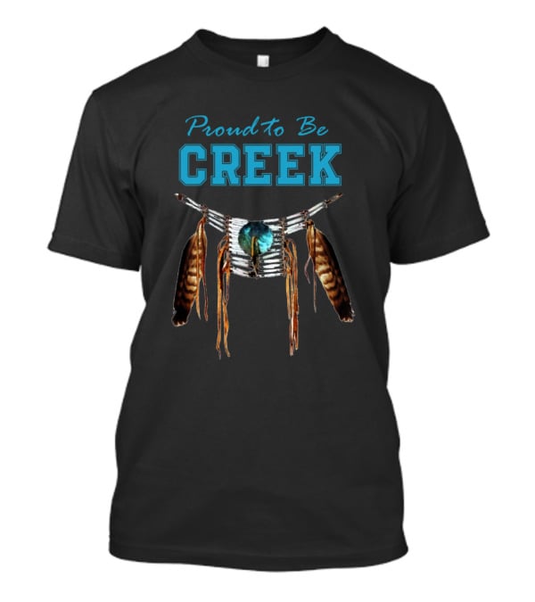 Proud To Be Creek Native American Dreamcatcher T-Shirt
