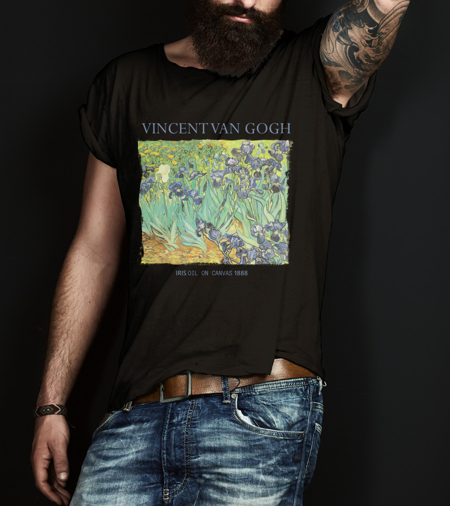 Vincent Van Gogh Iris Oil On Canvas 1888 T-Shirt
