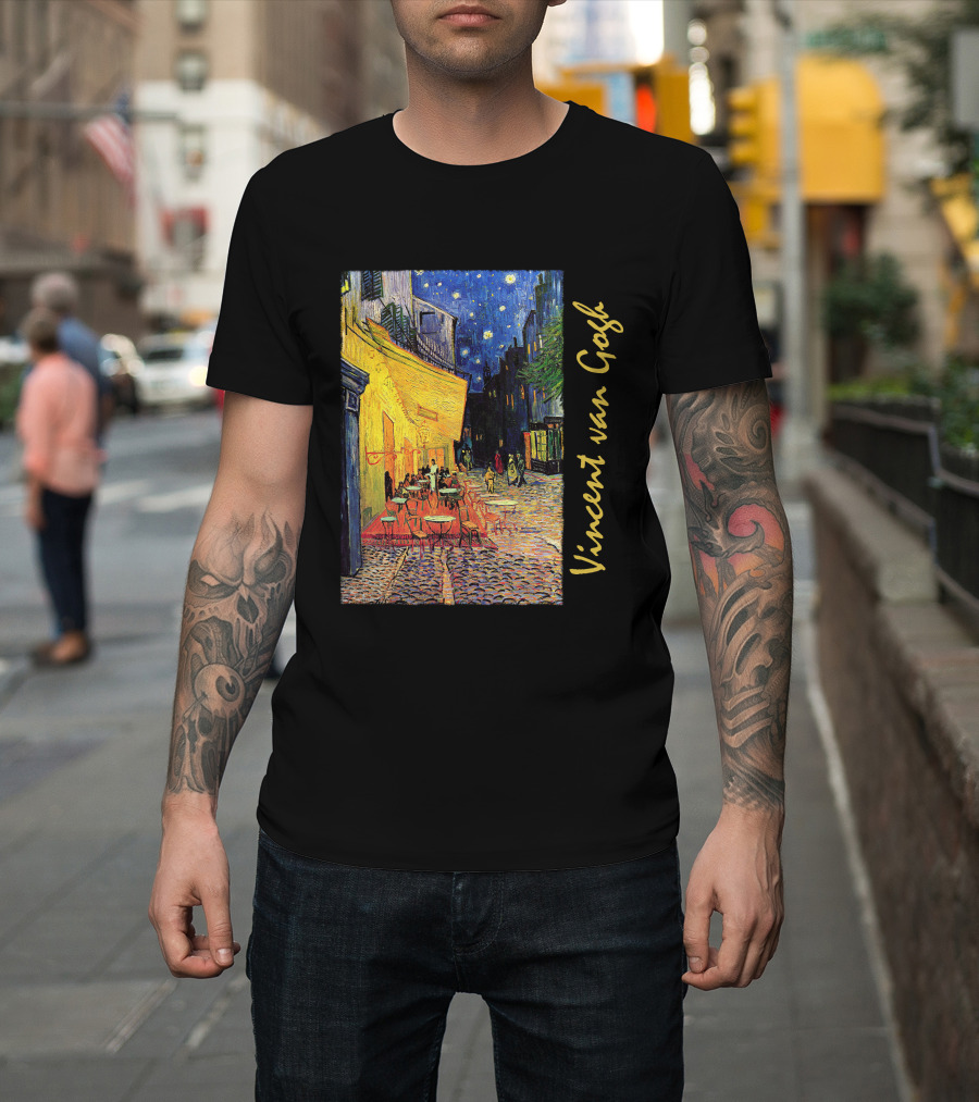 Vincent Van Gogh Café Terrace At Night T-Shirt