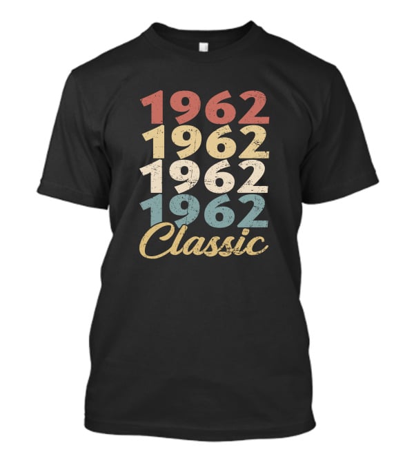 1962 Classic Vintage Numbers T-Shirt