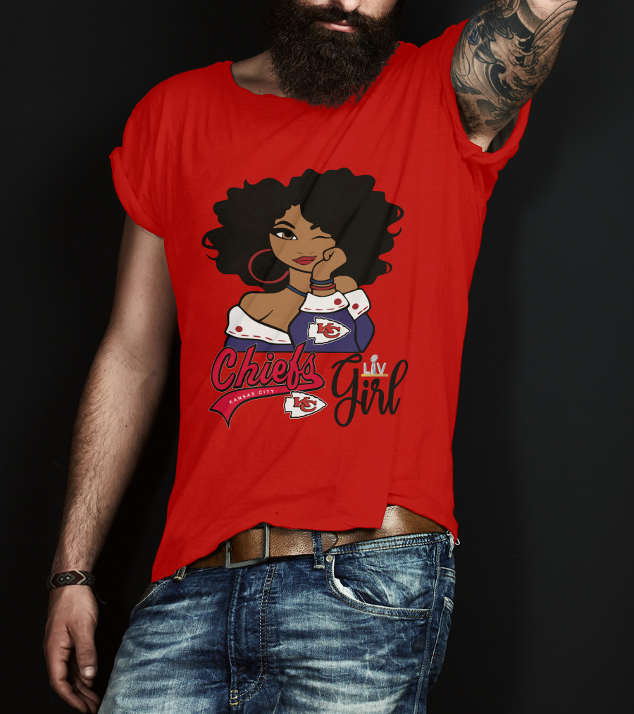 Kansas City Chiefs Girl Chiefs Kansas City Liv Girl T-Shirt