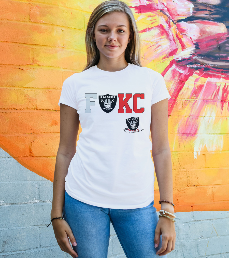 F Raiders KC Chiefs T-Shirt