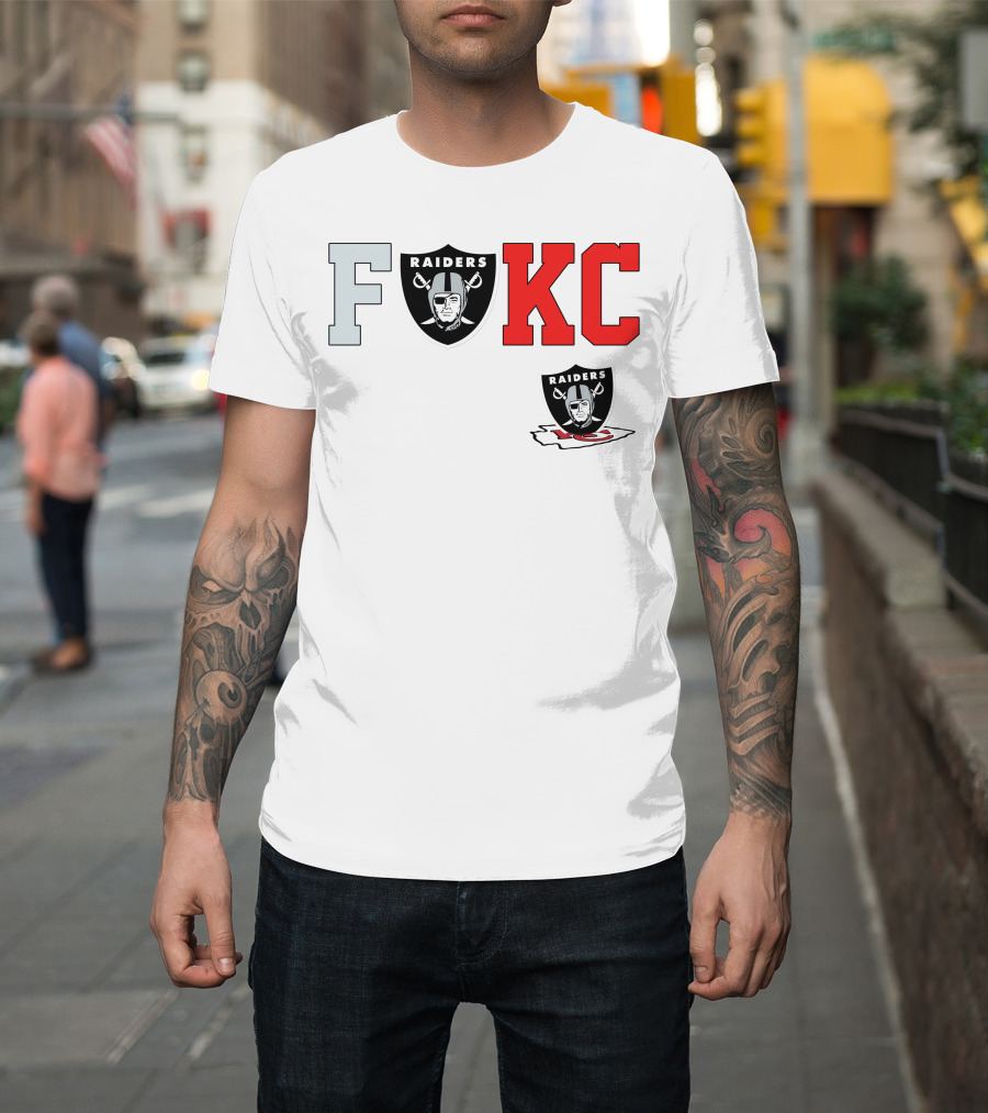 F Raiders KC Chiefs T-Shirt