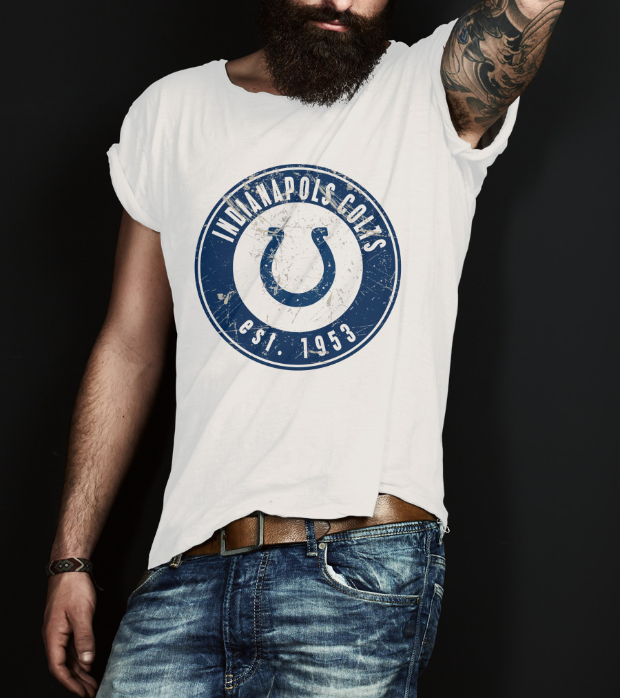 Indianapolis Colts Est. 1953 Vintage Horseshoe T-Shirt