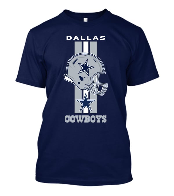 Dallas Cowboys Helmet Star Emblem T-Shirt