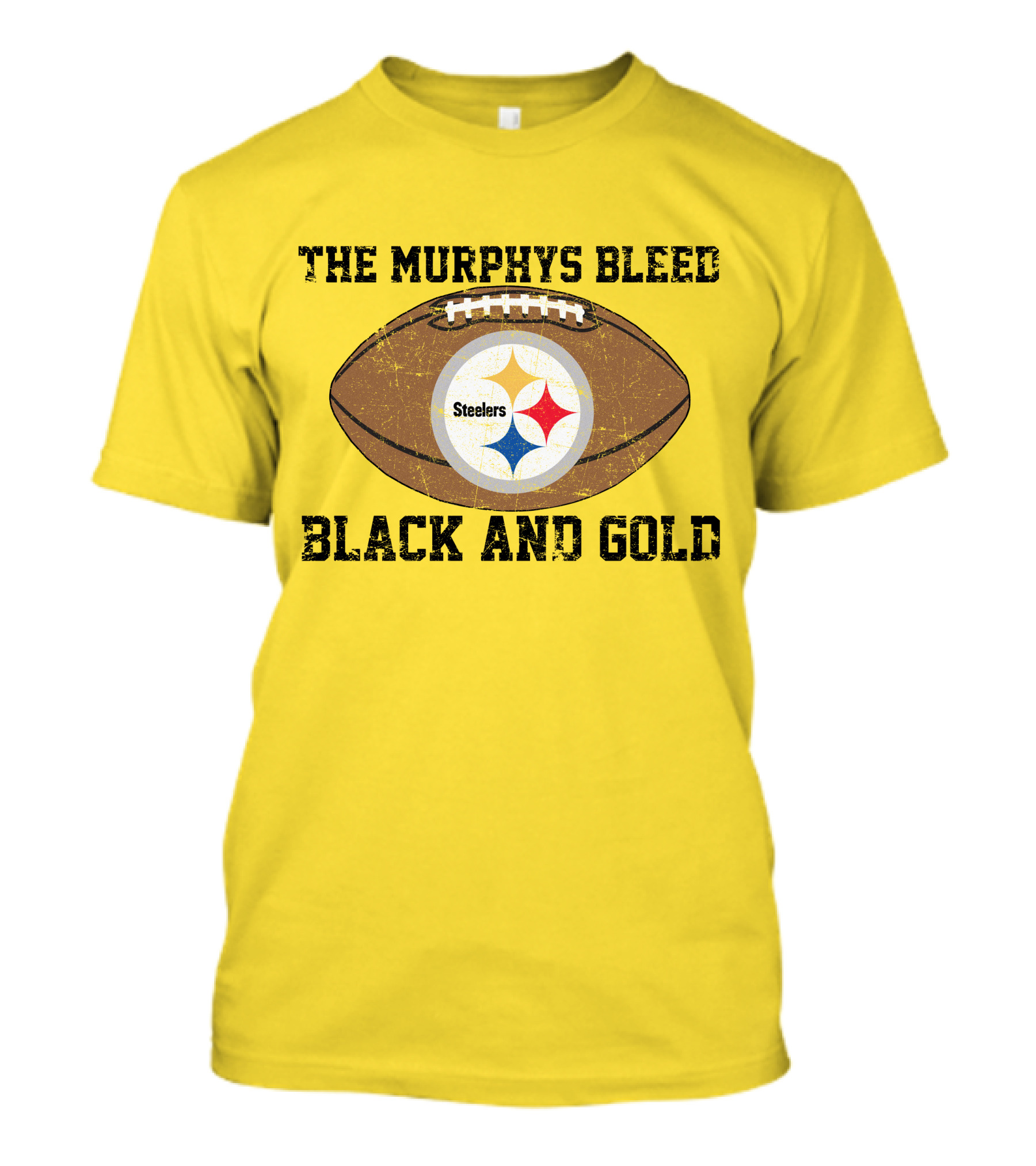 Pittsburgh Steelers The Murphys Bleed Black And Gold Football T-Shirt