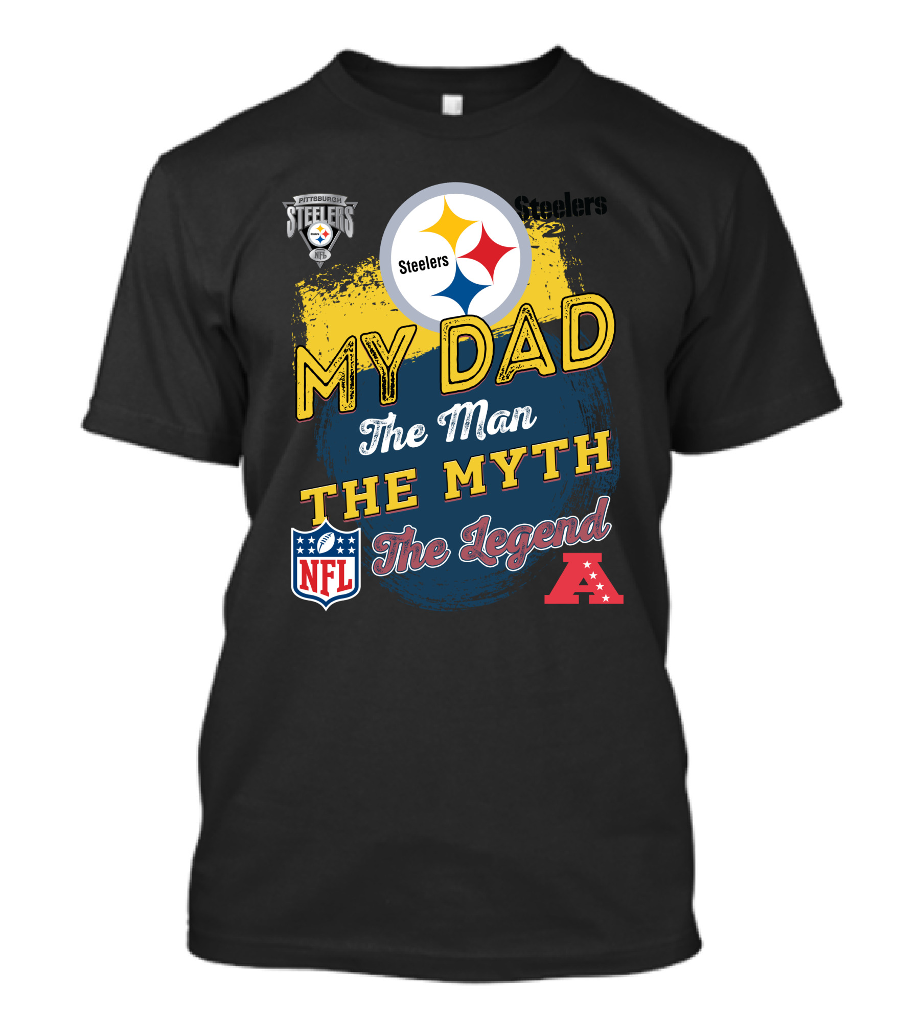 Steelers My Dad The Man The Myth The Legend NFL AFC T-Shirt