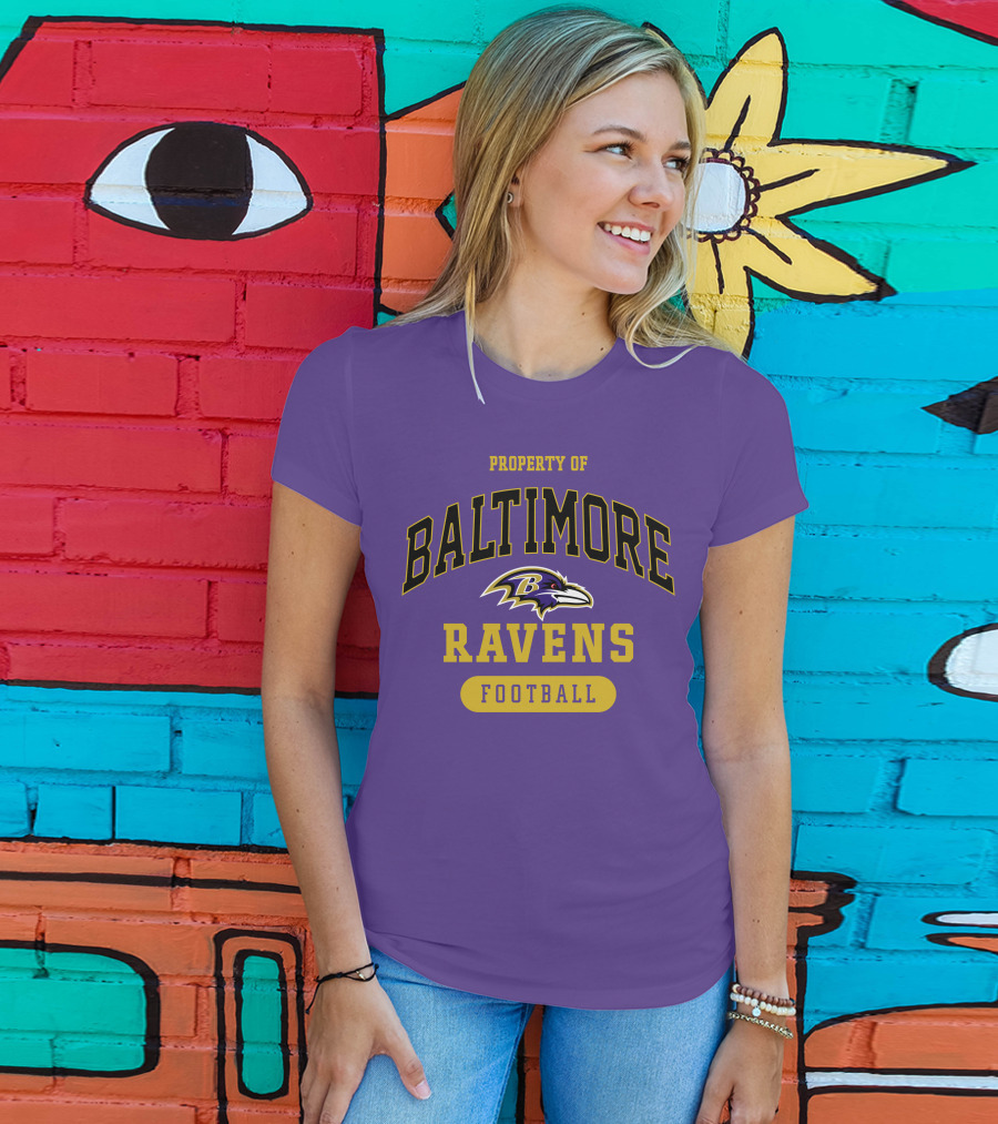 Property Of Baltimore Ravens Football T-Shirt