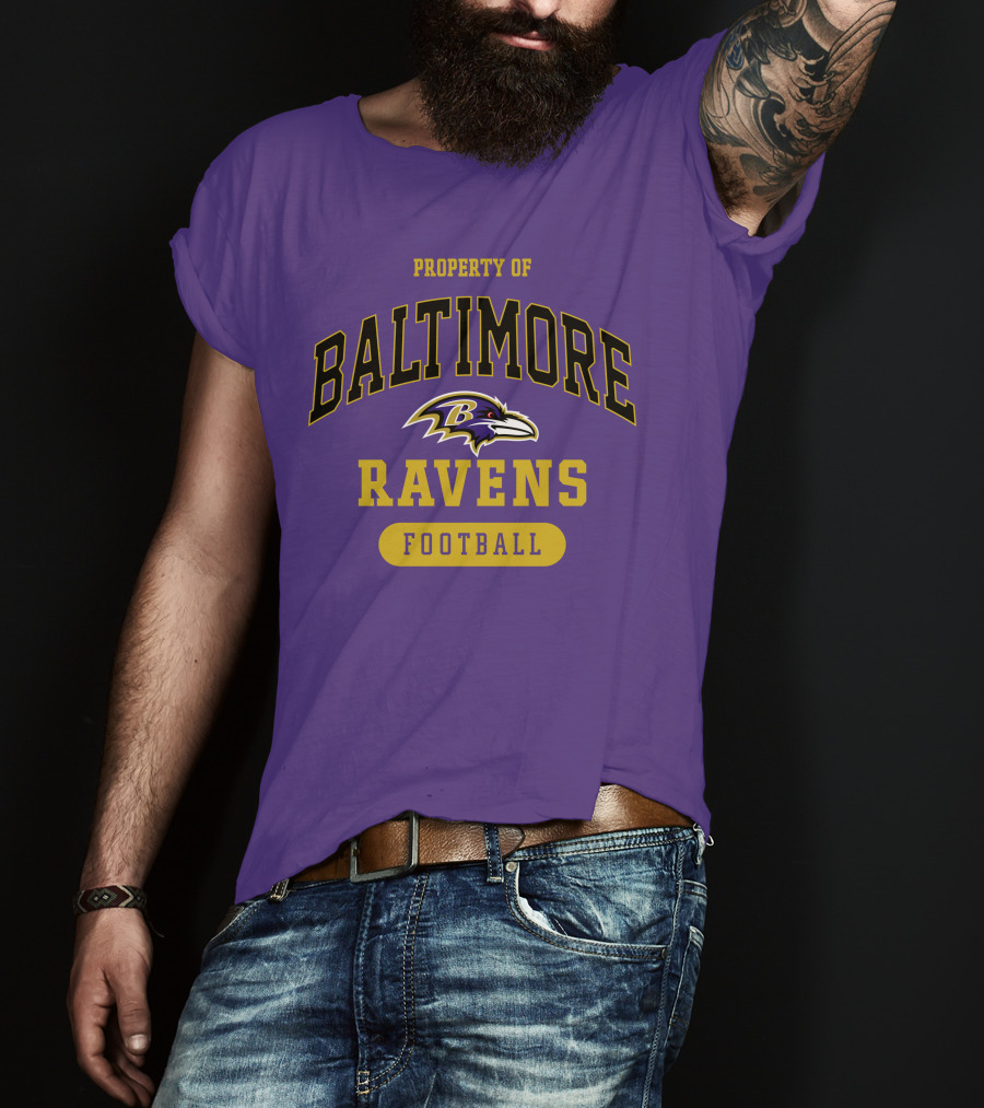 Property Of Baltimore Ravens Football T-Shirt