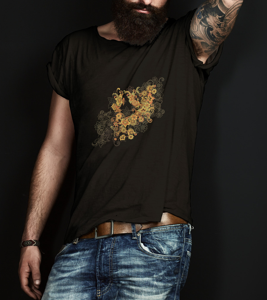 1975 359042 Floral Swirl T-Shirt