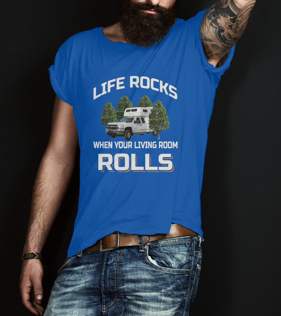 Life Rocks When Your Living Room Rolls Tiger T-Shirt