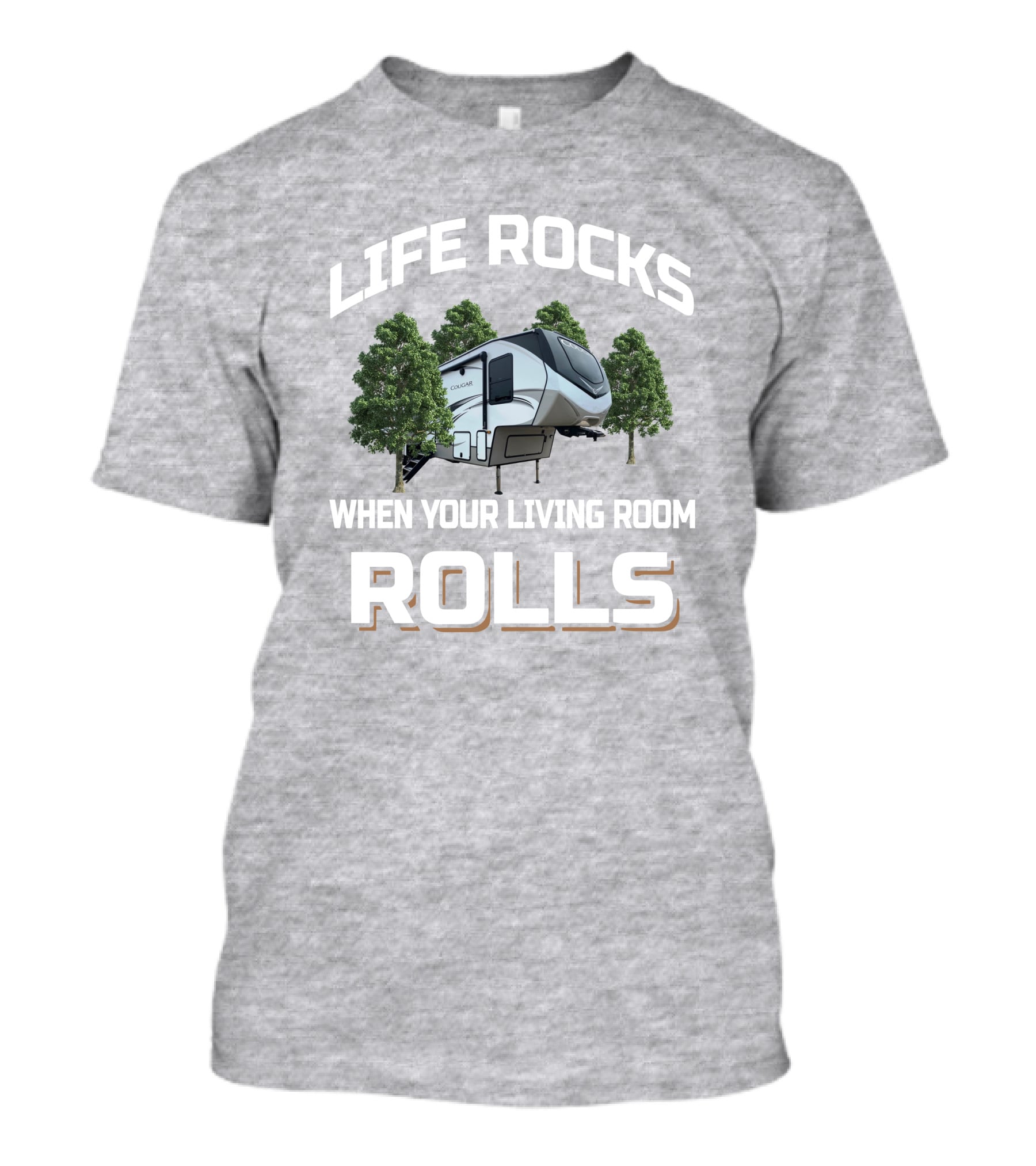 Life Rocks Cougar 364BHL When Your Living Room Rolls T-Shirt