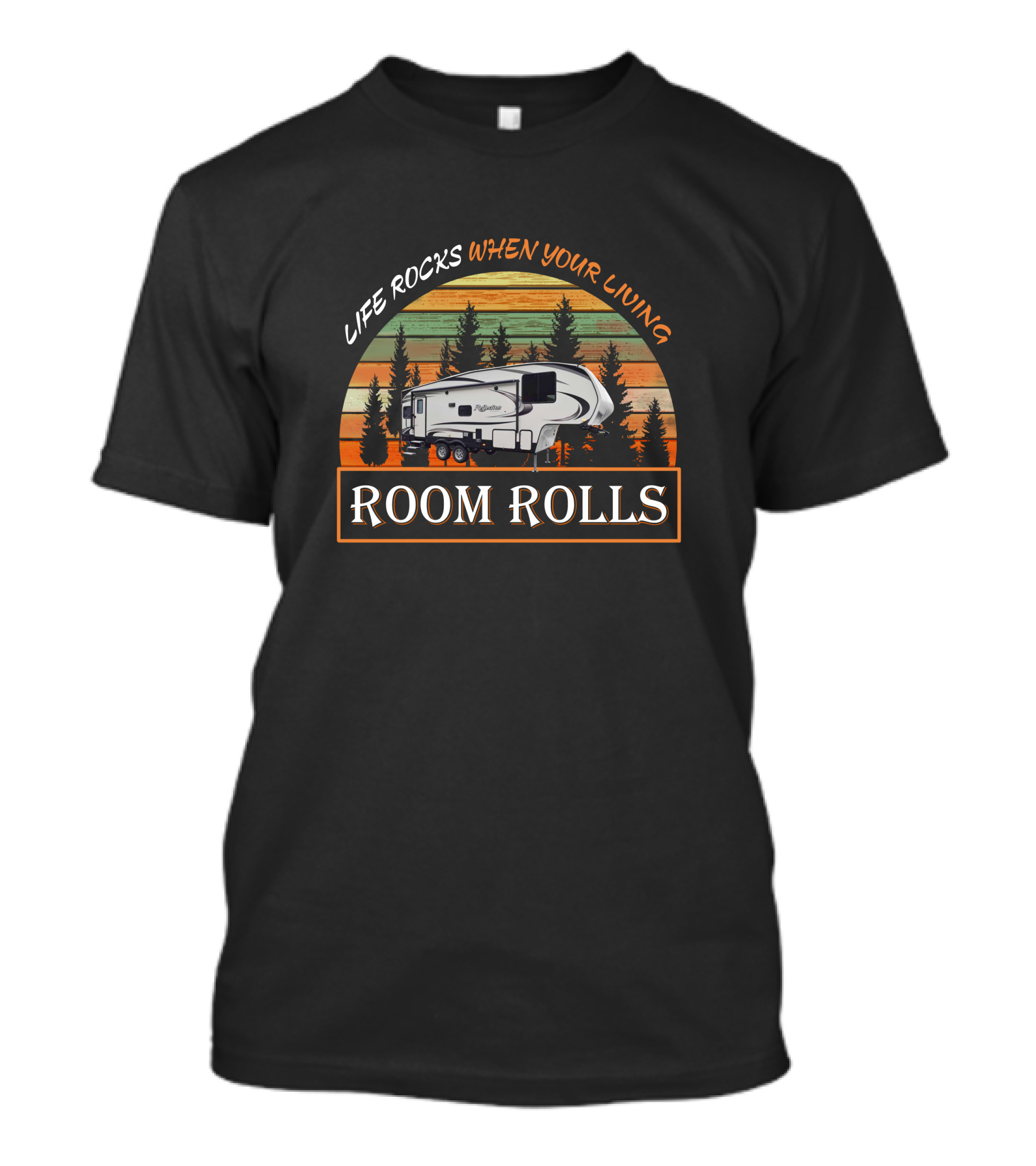 Life Rocks When Your Living Room Rolls Reflection 230Rl T-Shirt