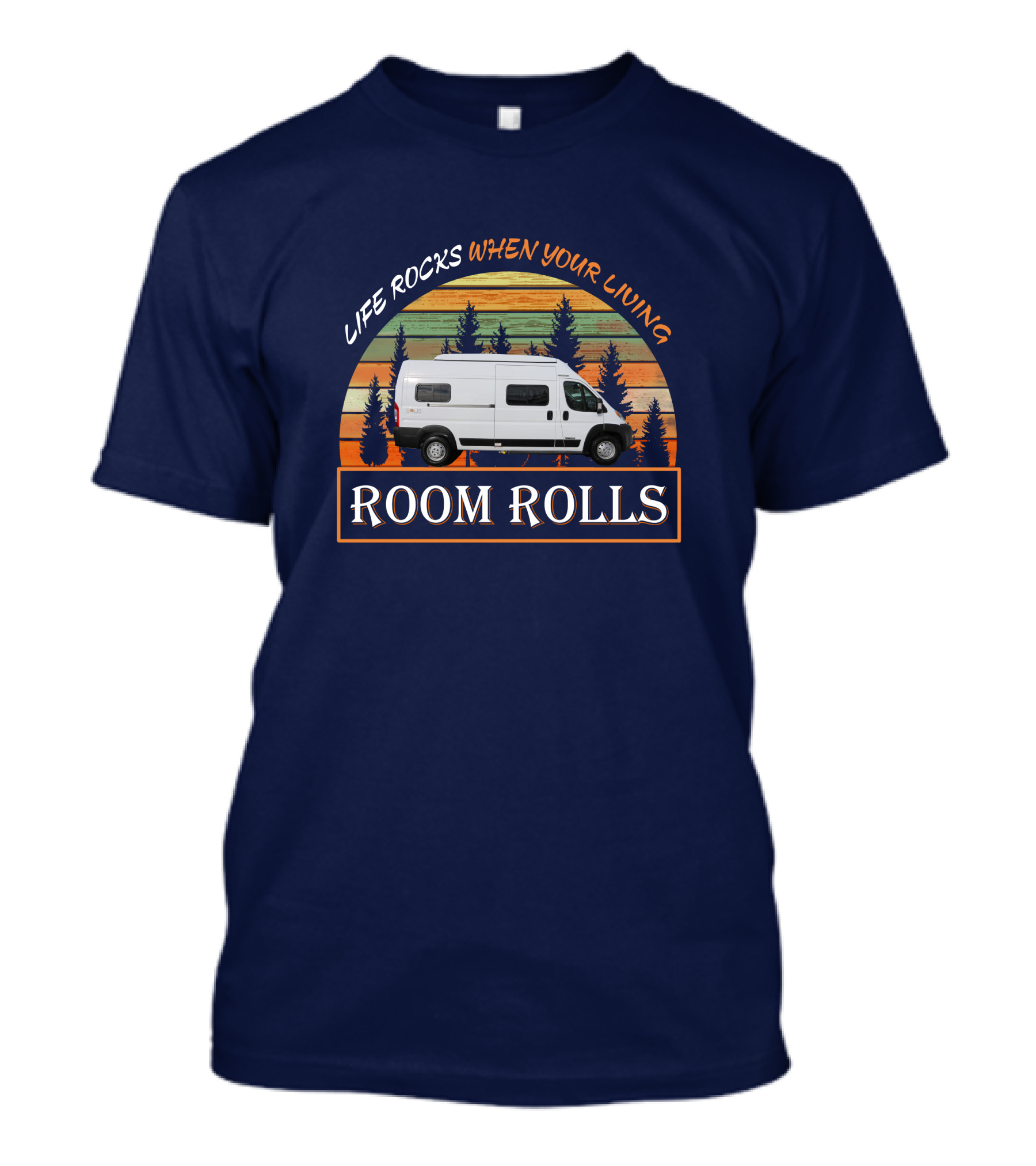 Life Rocks When Your Living Room Rolls Winnebago Solis 59P T-Shirt
