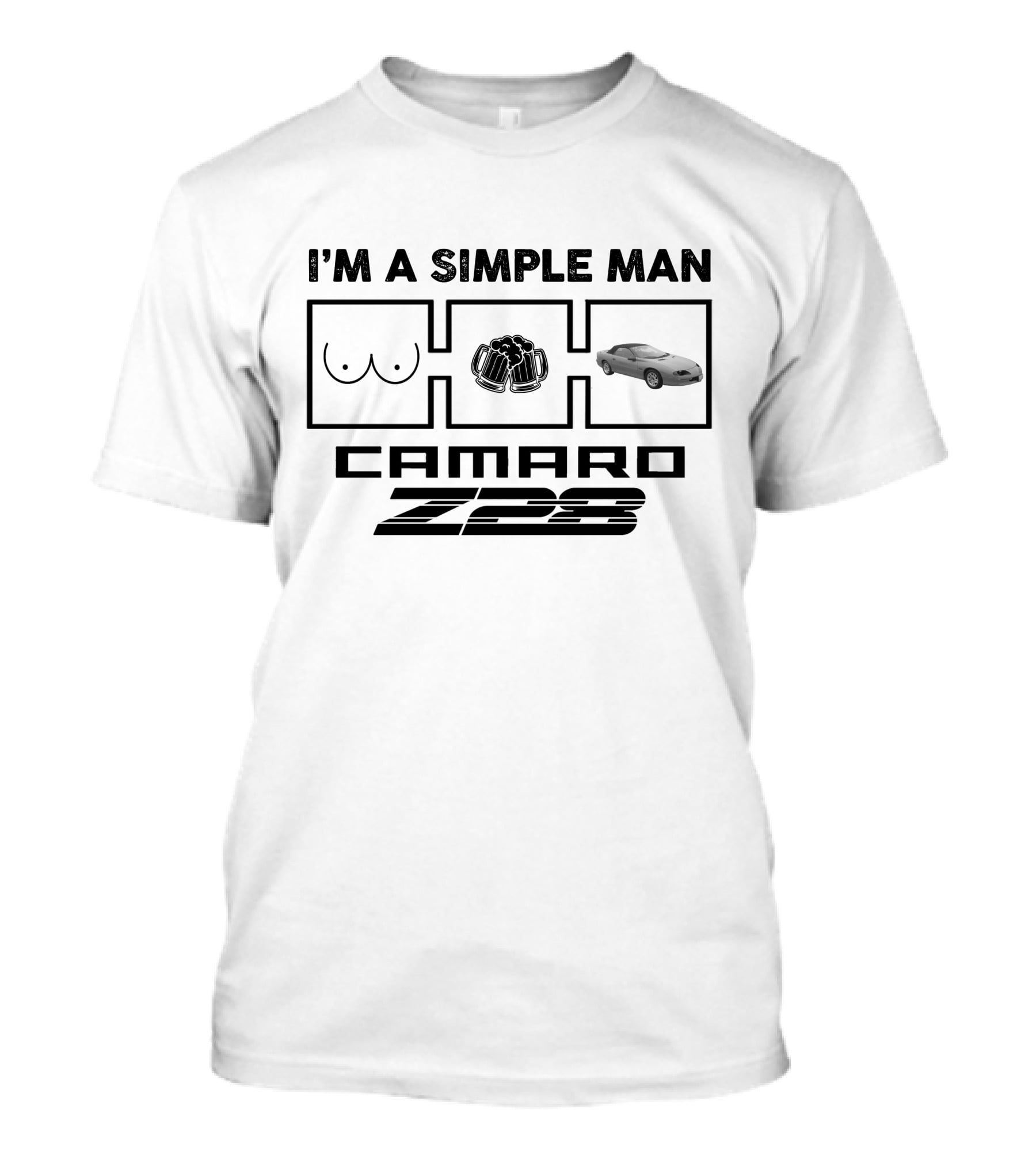 I'm A Simple Man Camaro Z28 1994 T-Shirt