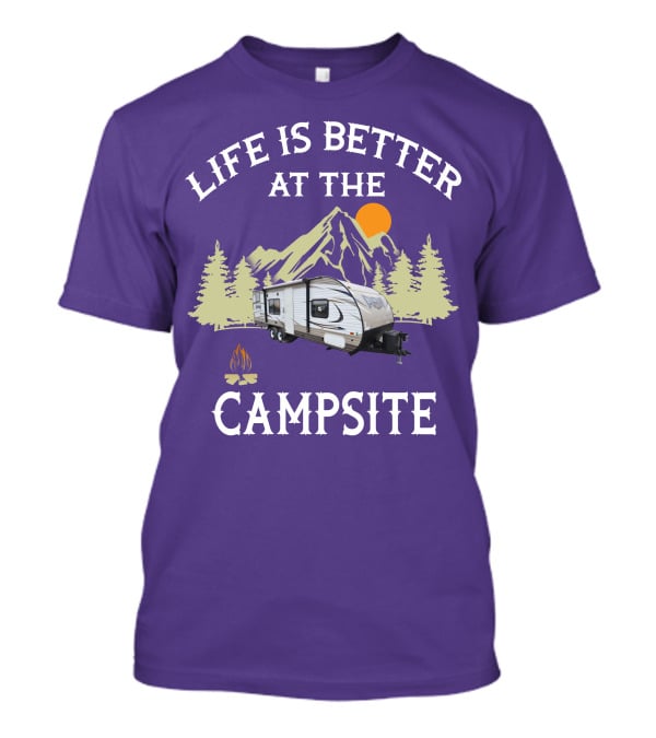 Life Is Better At The Campsite Forest River Wildwood X Lite 261BHXL T-Shirt
