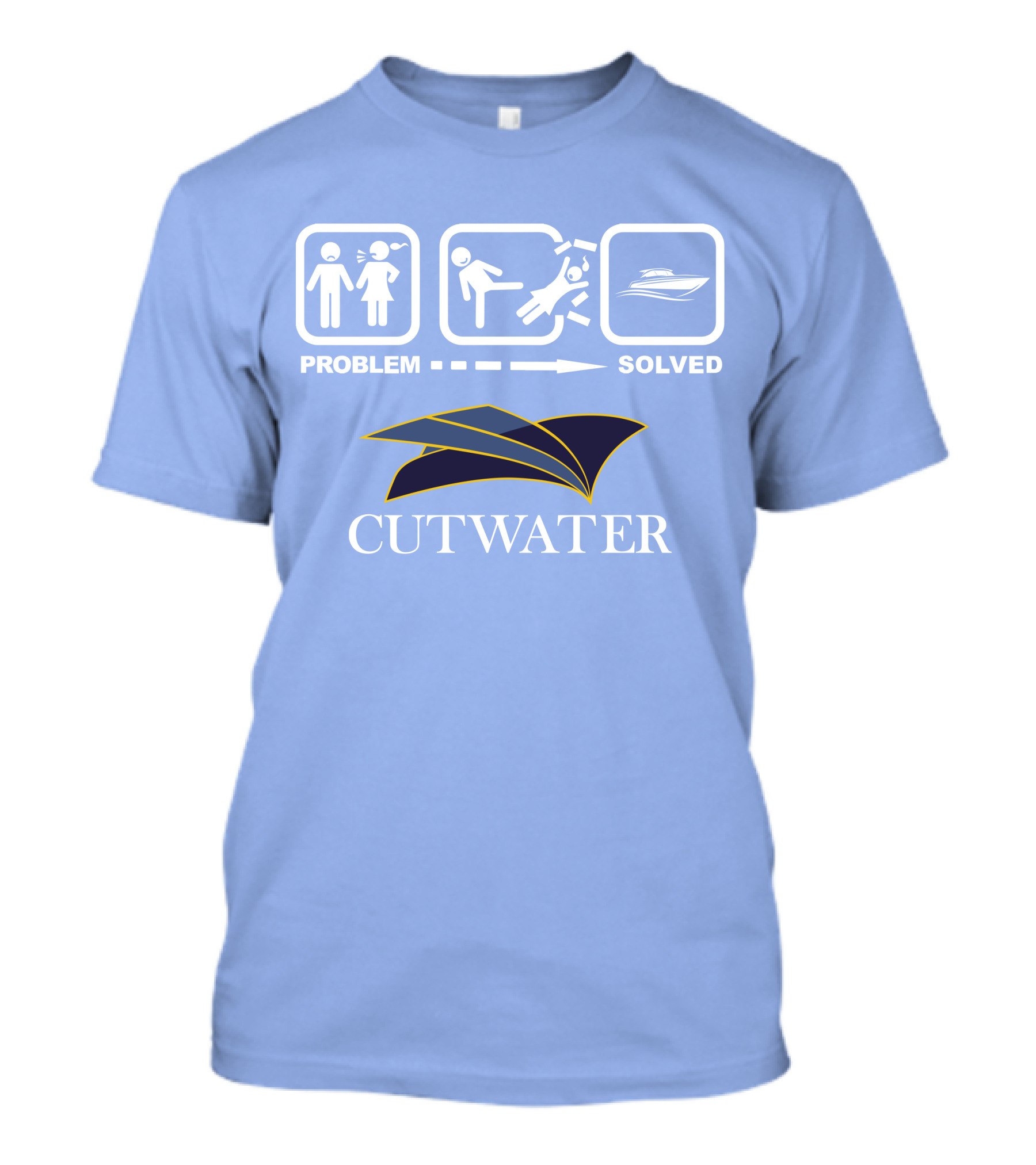 Problem Solved Cutwater Boats T-Shirt