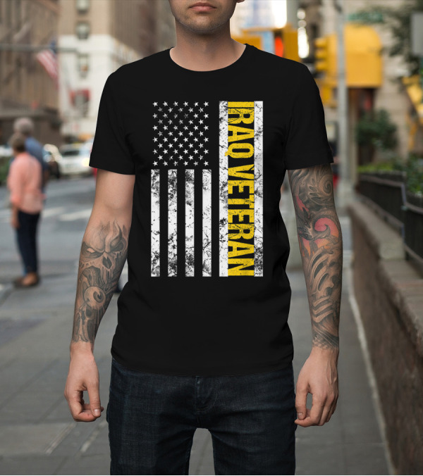 Shirt: Iraq Veteran United States Flag T-Shirt Iraq Veteran United States Flag T-Shirt