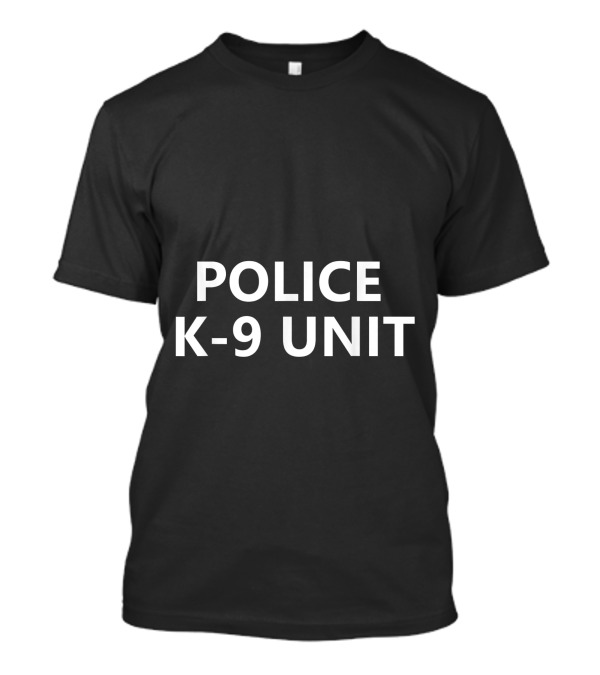 Police K-9 Unit Halloween Costume Law Enforcement Cop T-Shirt
