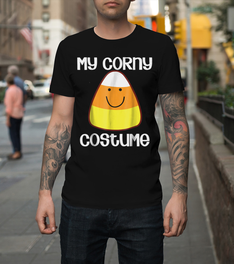 My Corny Costume Smiling Candy Corn Halloween T-Shirt