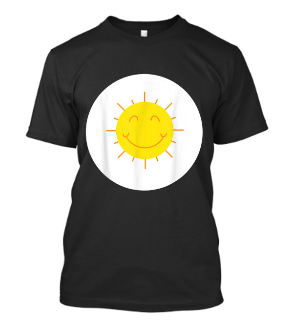 Yellow Sun Happy Halloween Easy T-Shirt