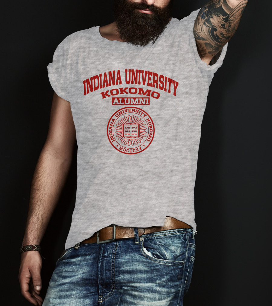 Indiana University Kokomo Alumni Seal Logo MDCCCXX T-Shirt
