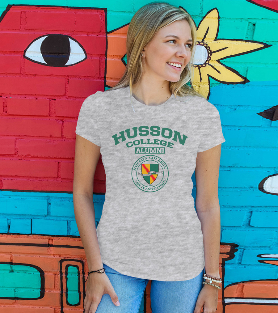 Husson College Alumni Safety And Security 1898 Character Humility T-Shirt