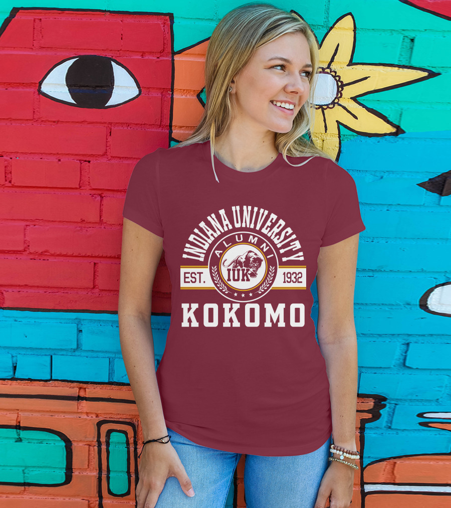 Indiana University Kokomo Alumni IUK Est. 1932 T-Shirt