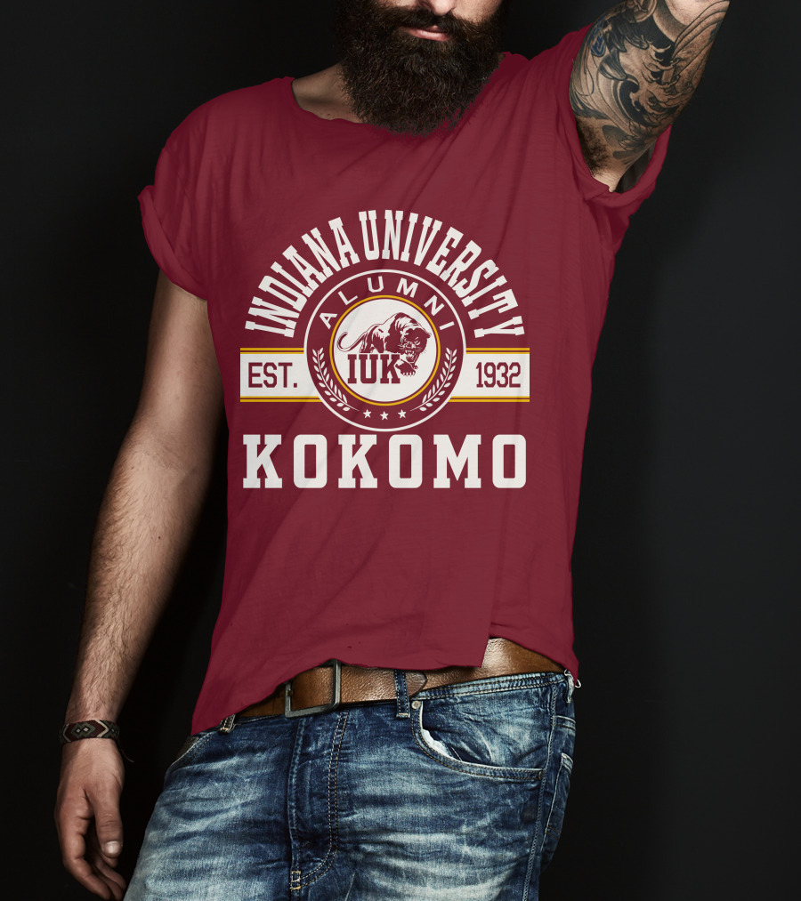 Indiana University Kokomo Alumni IUK Est. 1932 T-Shirt