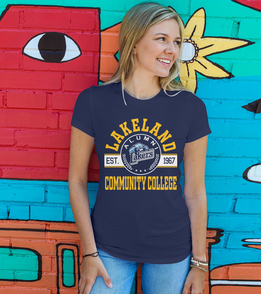 Lakeland Community College Alumni Lakers Kirtland Ohio Est. 1967 T-Shirt