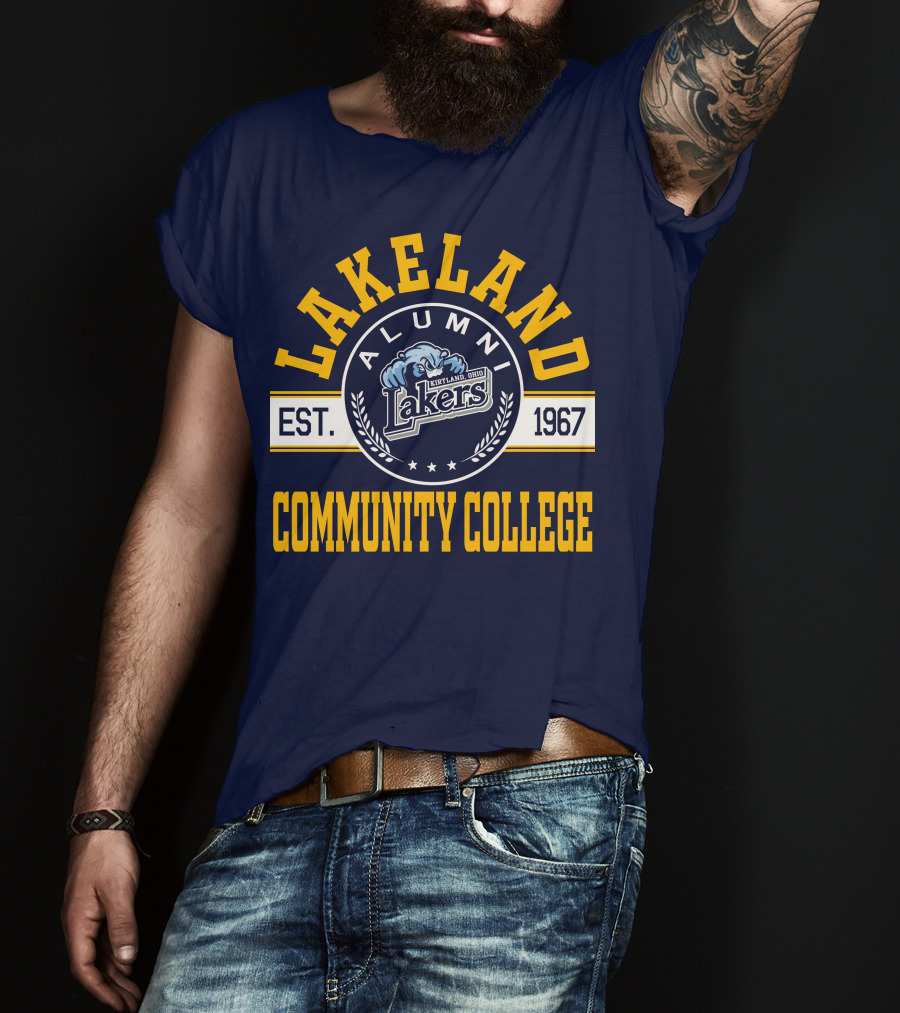 Lakeland Community College Alumni Lakers Kirtland Ohio Est. 1967 T-Shirt