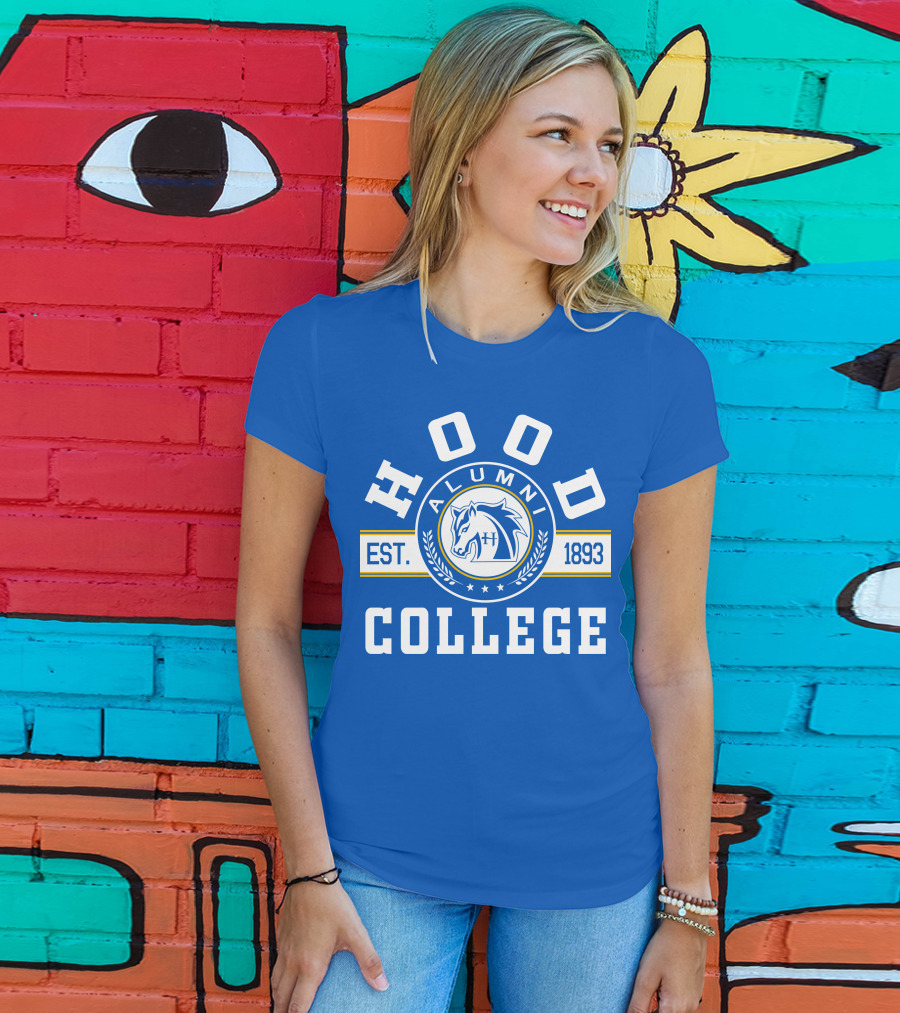 Hood College Alumni Est. 1893 Mustang Crest T-Shirt