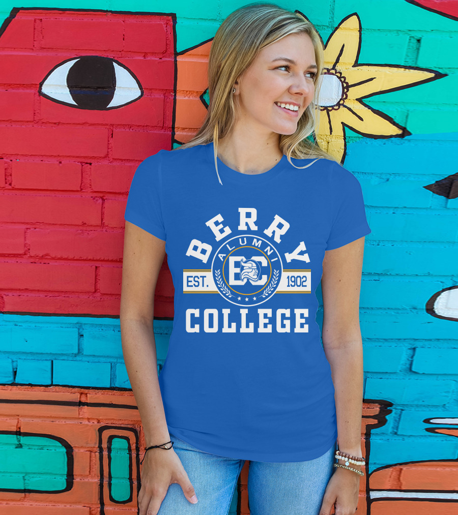 Berry College Alumni Est. 1902 Blue Knight Emblem T-Shirt