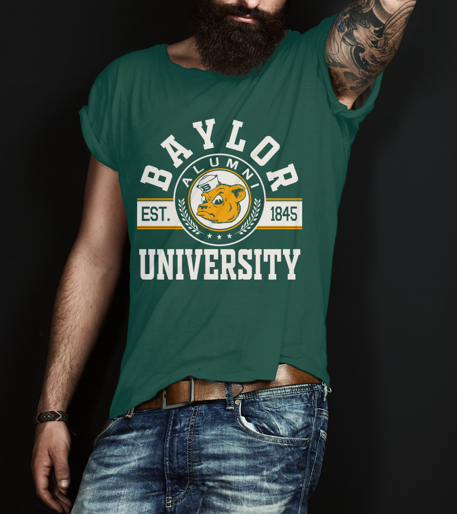 Baylor University Alumni Est. 1845 Bear T-Shirt