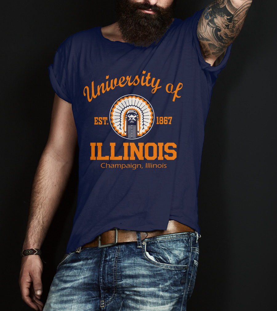 University Of Illinois Est. 1867 Champaign Illinois T-Shirt
