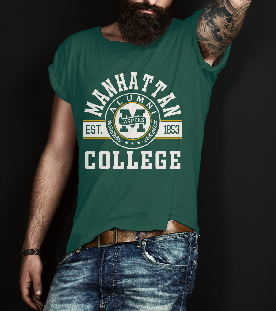 Manhattan College Alumni Jaspers Est. 1853 T-Shirt