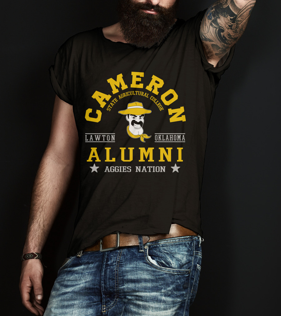 Cameron State Agricultural College Alumni Lawton Oklahoma Aggies Nation T-Shirt