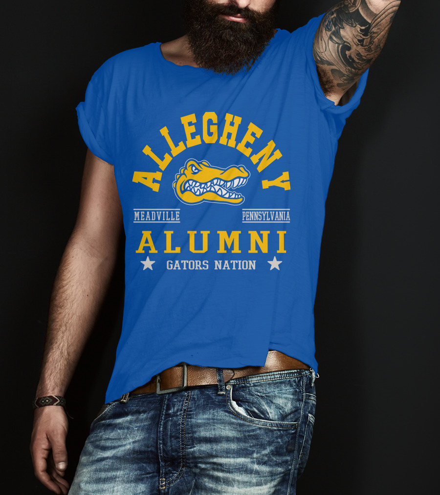 Allegheny Alumni Gators Nation Meadville Pennsylvania T-Shirt