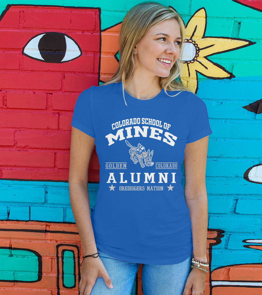 Colorado School Of Mines Alumni Golden Colorado Orediggers Nation T-Shirt