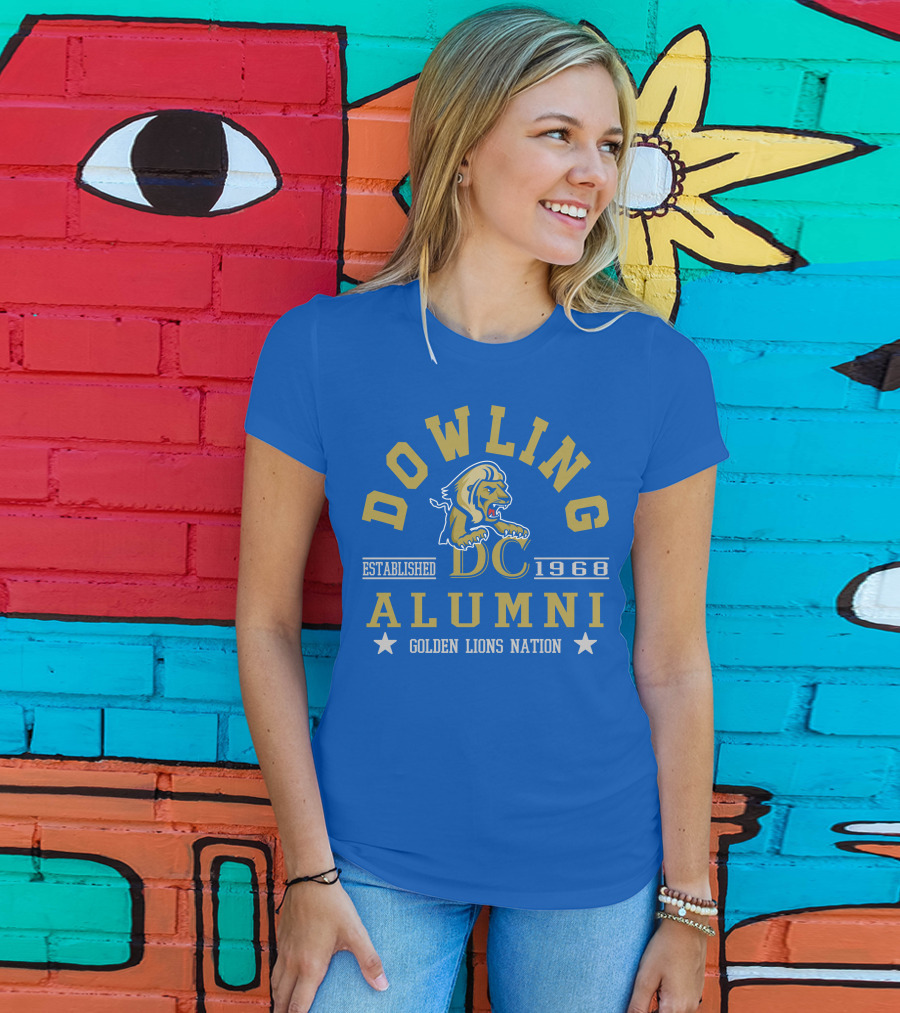 Dowling College Alumni Established 1968 Golden Lions Nation T-Shirt