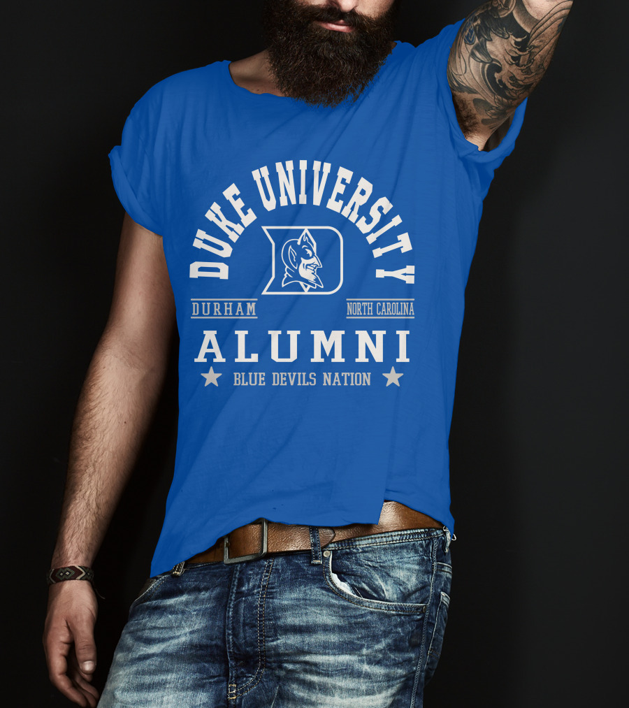 Duke University Alumni Durham North Carolina Blue Devils Nation T-Shirt