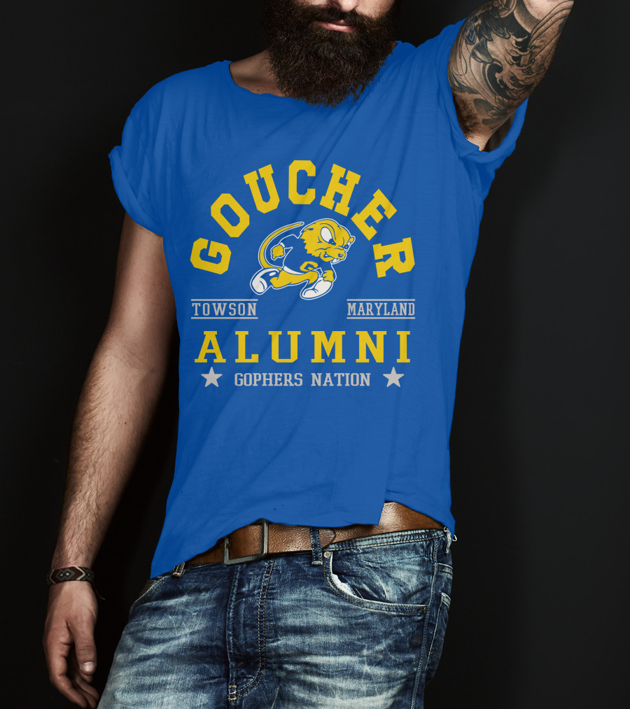 Goucher College Towson Maryland Alumni Gophers Nation T-Shirt