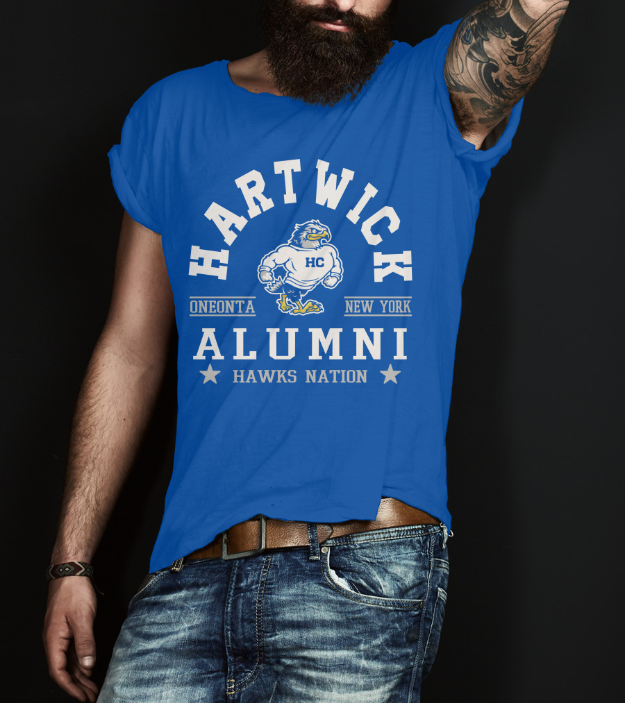 Hartwick College Alumni Hawks Nation Oneonta New York T-Shirt